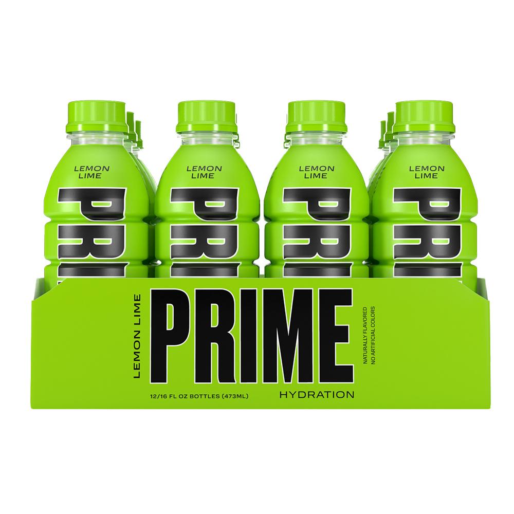 Prime Hydration Drink Sports Beverage Lemon Lime - Pack of 12