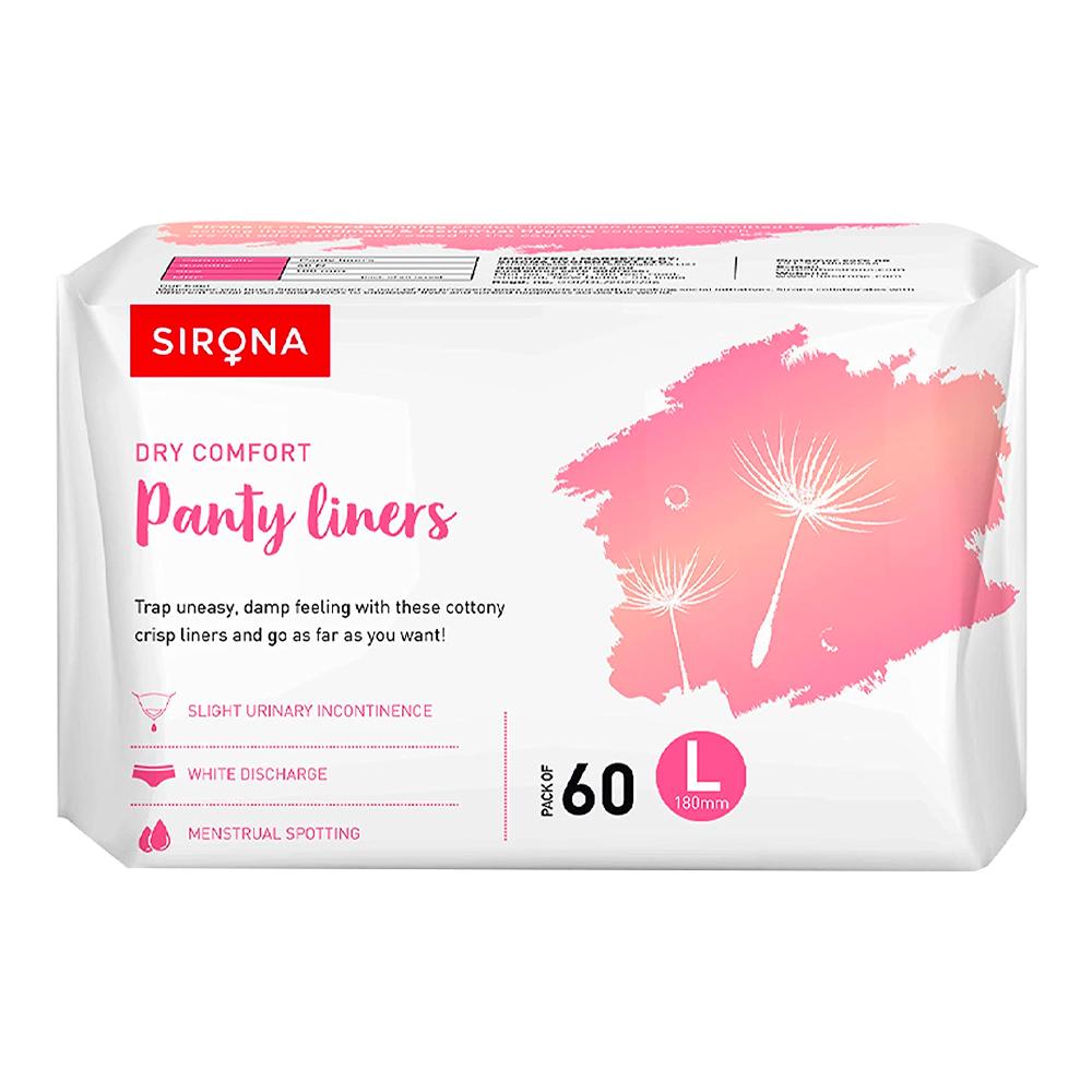 Sirona - Dry Comfort Daily Use Panty Liners for Women
