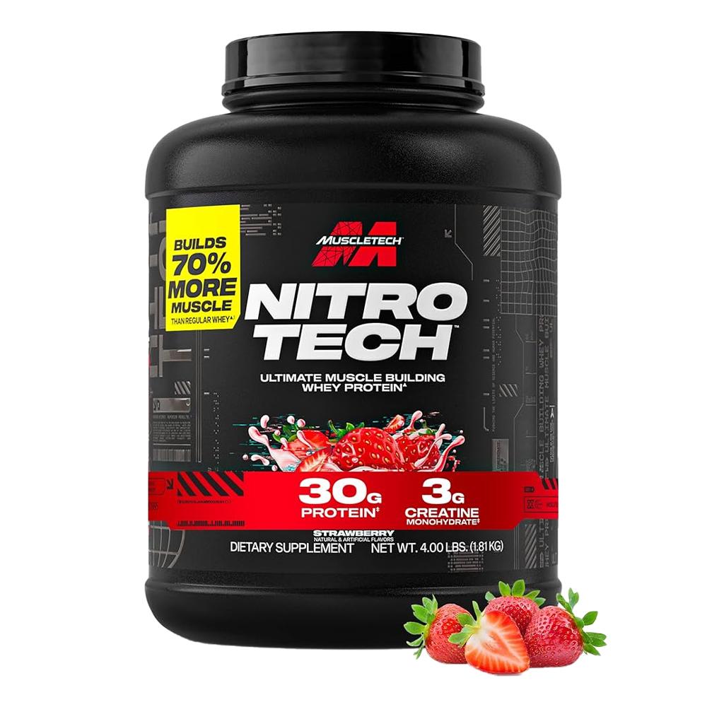 MuscleTech Nitro Tech Performance Series - Strawberry - 4 lbs.