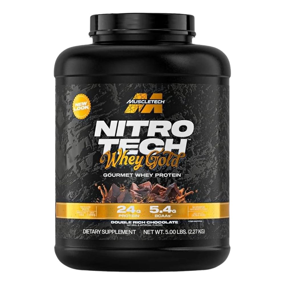 MuscleTech Nitro Tech Performance Series 100% Whey Gold - Double Rich Chocolate - 5 lbs.