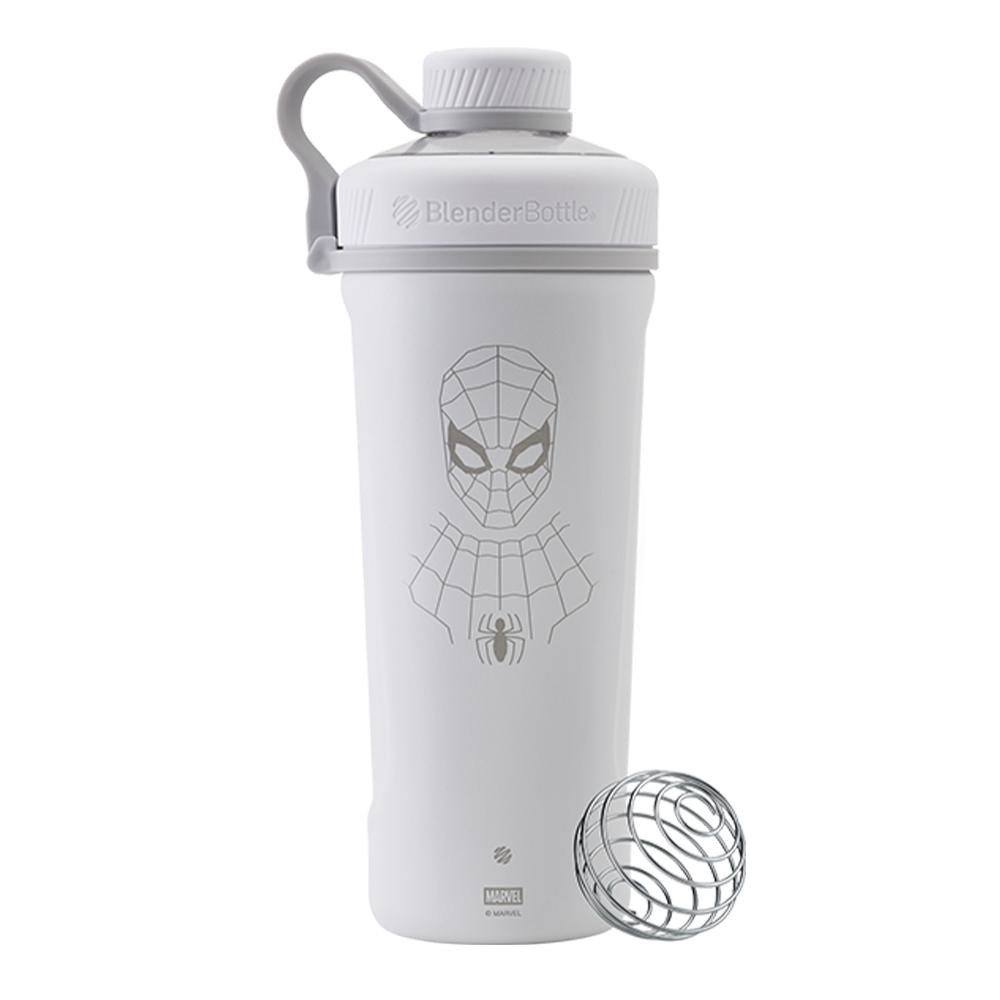 BlenderBottle Marvel Radian Insulated Stainless Steel - Matte White Spider-Man Head