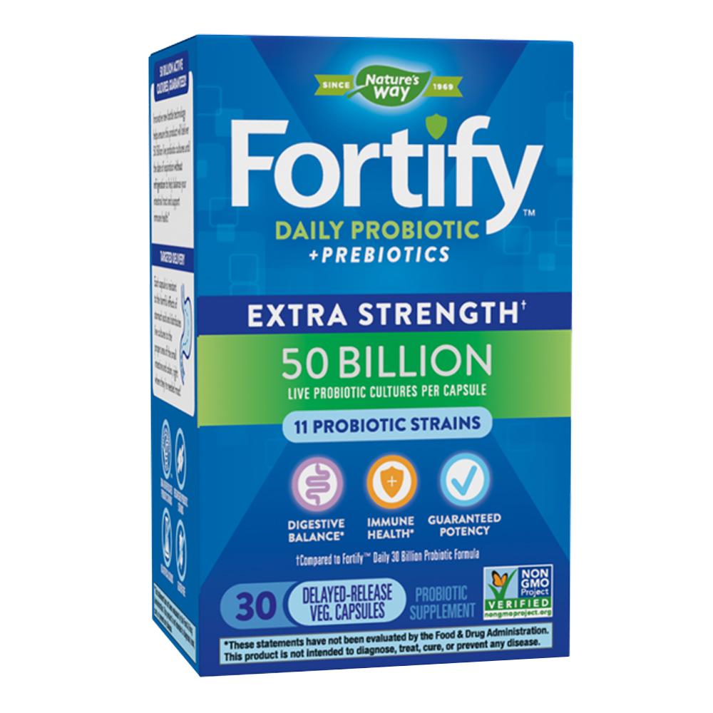 Natures Way - Fortify Daily Probiotic + Prebiotics 50 Billion