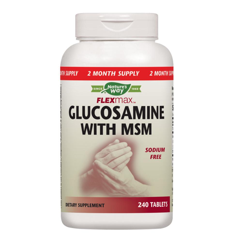 Natures Way - Flexmax Glucosamine Sulfate with MSM Sodium free