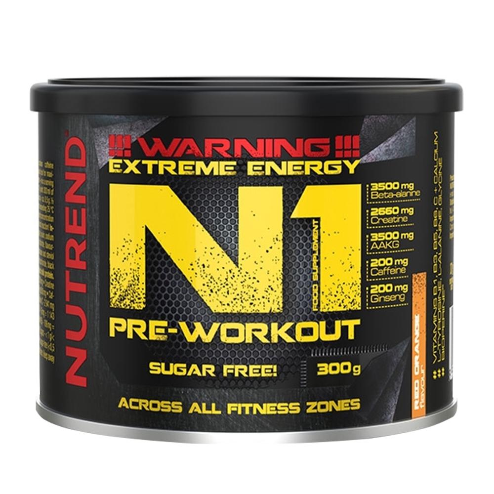 Nutrend - N1 Pre Workout - Red Orange - 300 Grams