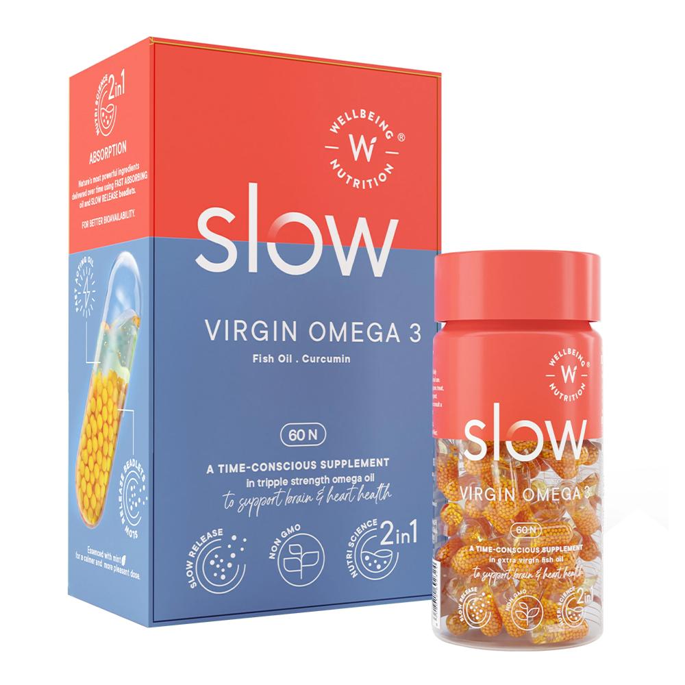 Wellbeing Nutrition - Slow - Virgin Omega-3 with EPA & DHA