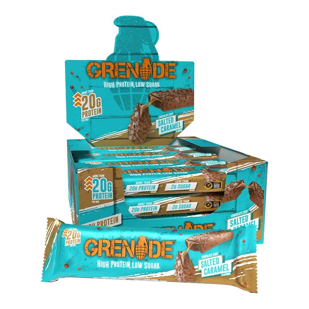 Grenade - Carb Killa Protein Bar  - Chocolate Chip Salted Caramel - Box of 12