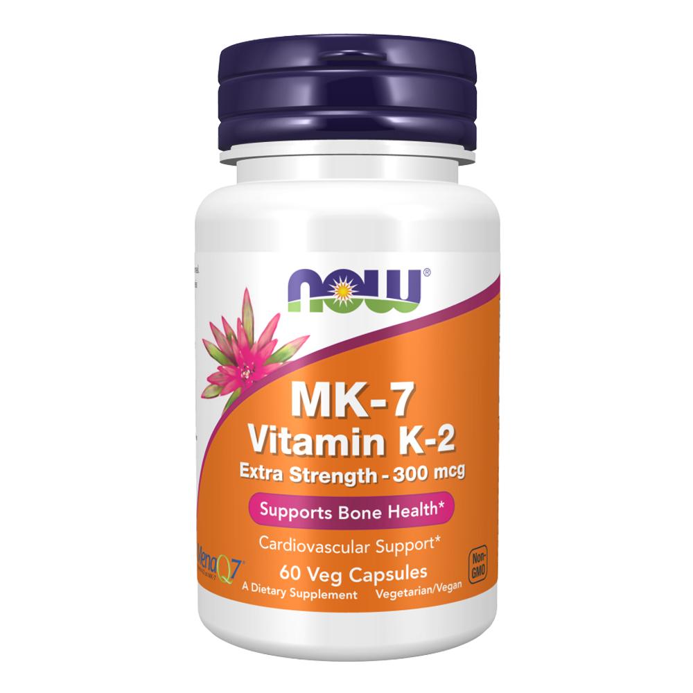 Now Foods - MK-7 Vitamin K-2 - Extra Strength 300 mcg
