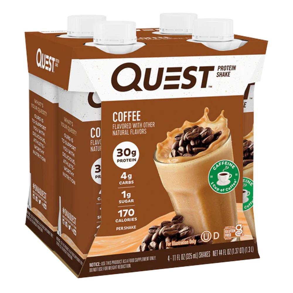 Quest Nutrition - Protein Shake  - Coffee - Box of  4 