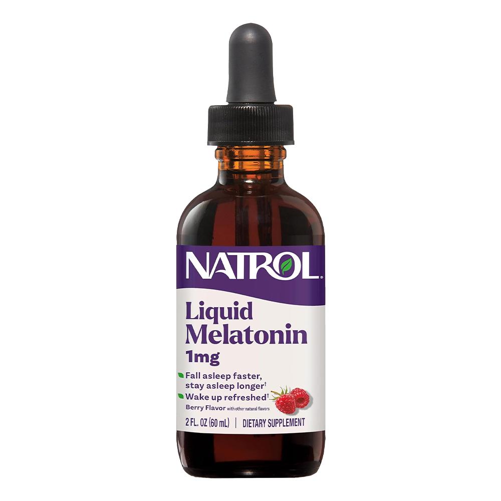 Natrol - Melatonin Liquid 1mg - 2 oz