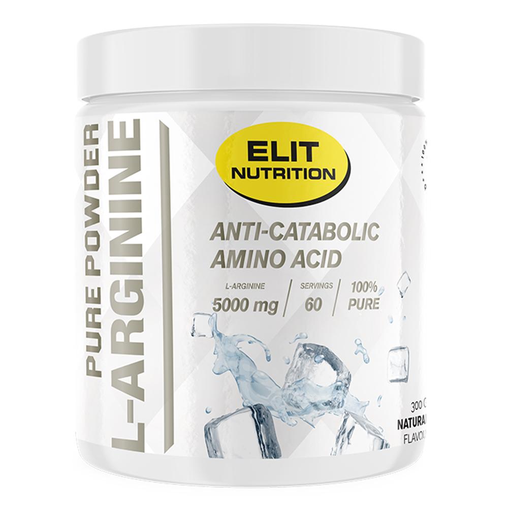 ELIT Nutrition - 100% Pure L-Arginine - Natural - 300 Grams