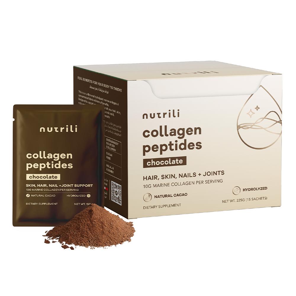 Nutrili  - Collagen Peptides - Chocolate - 15 sachets