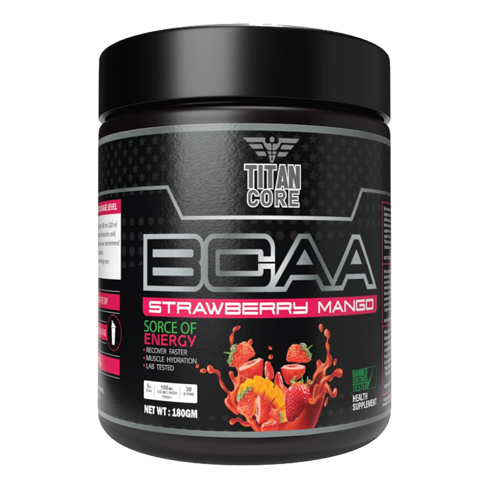 TITAN CORE - BCAA - Strawberry Mango - 180 GM