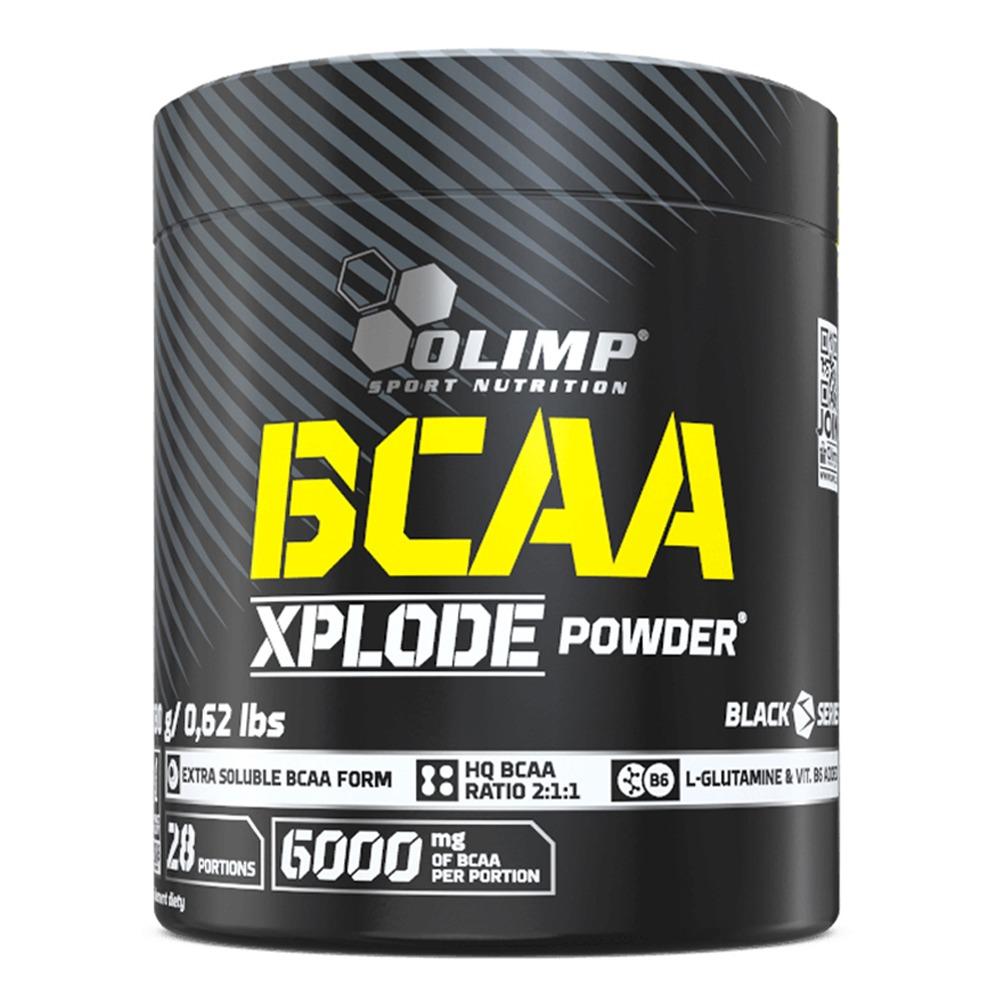 اولمب سبورت نيوترشن - بلاك سيريس - BCAA إكسبلود باودر - ليمون - 280 غرام