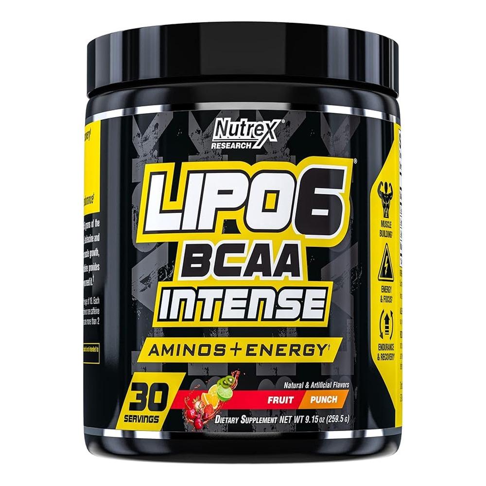 Nutrex Research - Lipo 6 BCAA Black Intense - Fruit Punch - 30 servings