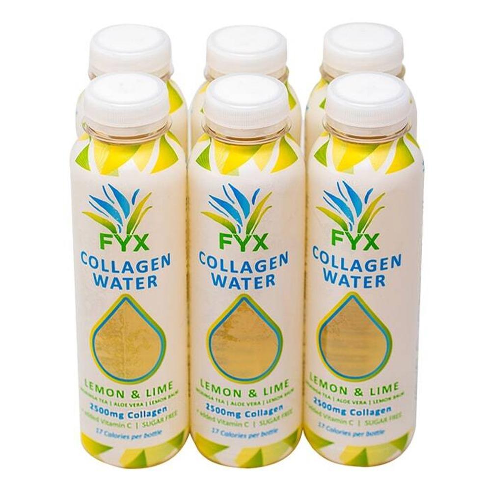 FYX - Collagen Water - Lemon & Lime - Pack of 6
