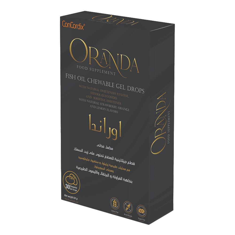Sulinda - Oranda - Fish Oil - Lemon & Strawberry -  30 Gummies
