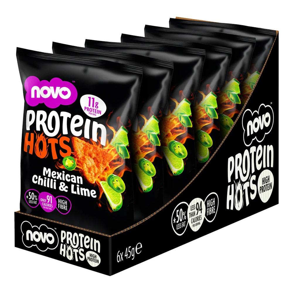 Novo Nutrition - Protein Hots - Mexican Chilli & Lime - Pack of 6