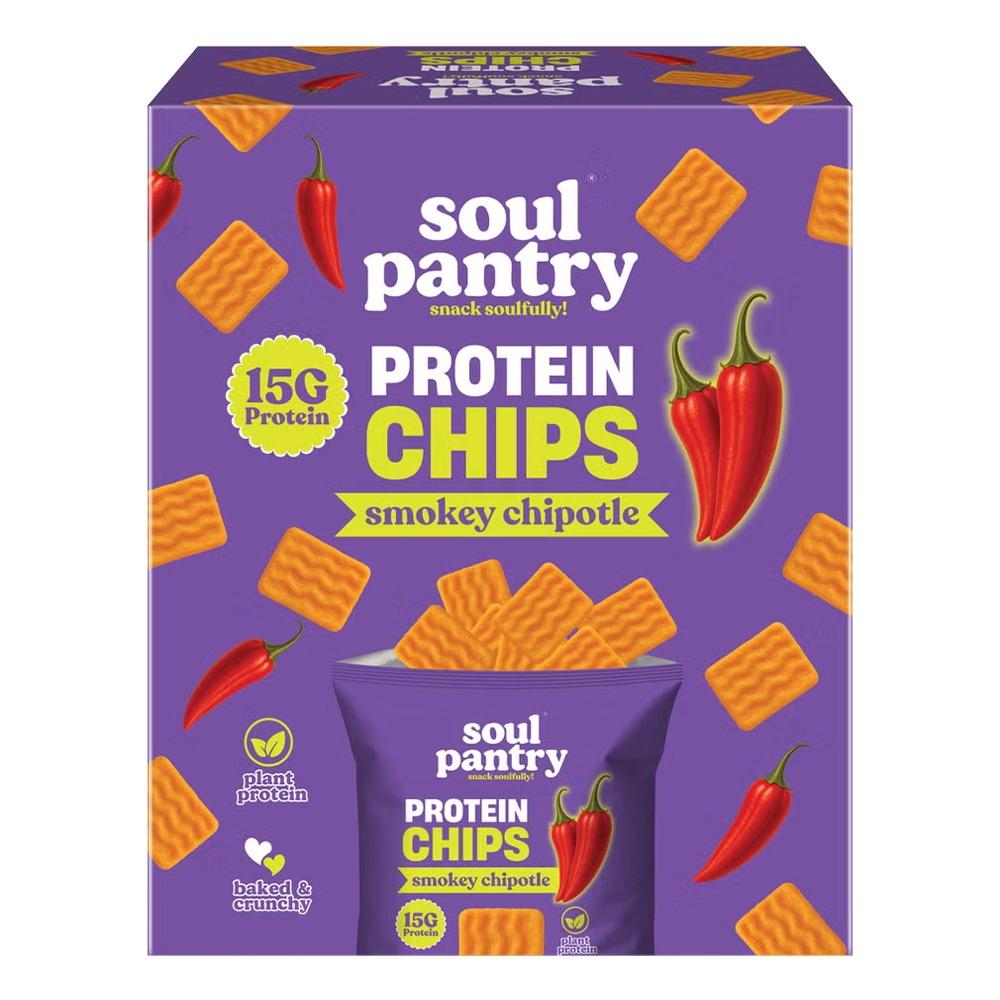 Soul Pantry - Protein chips - Smokey Chipotle - Pack of 10
