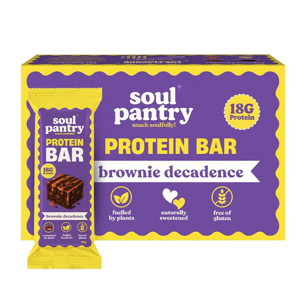 Soul Pantry - Protein bar - Brownie Decadence - Pack of 12