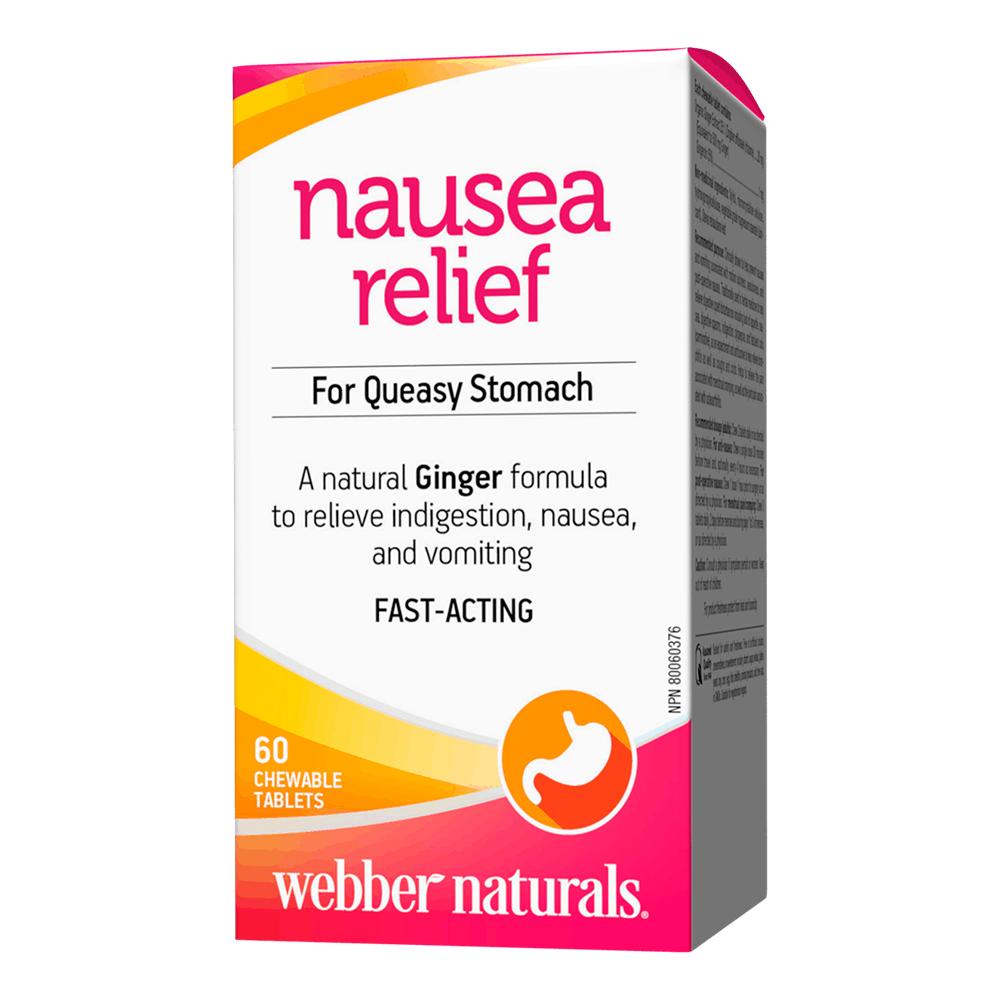 Webber Naturals - Nausea Relief - For Queasy Stomach