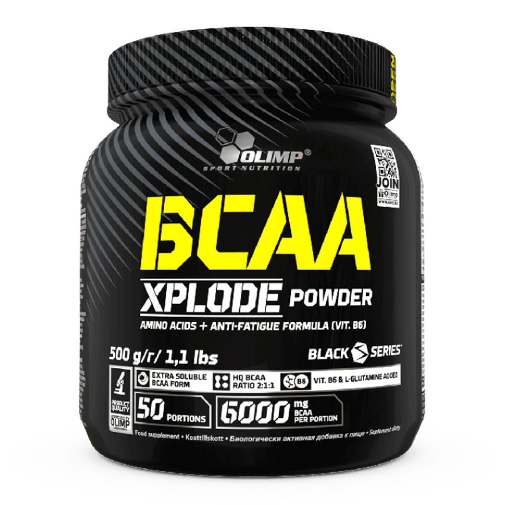 اولمب سبورت نيوترشن - بلاك سيريس - BCAA إكسبلود باودر - ليمون - 500 غرام