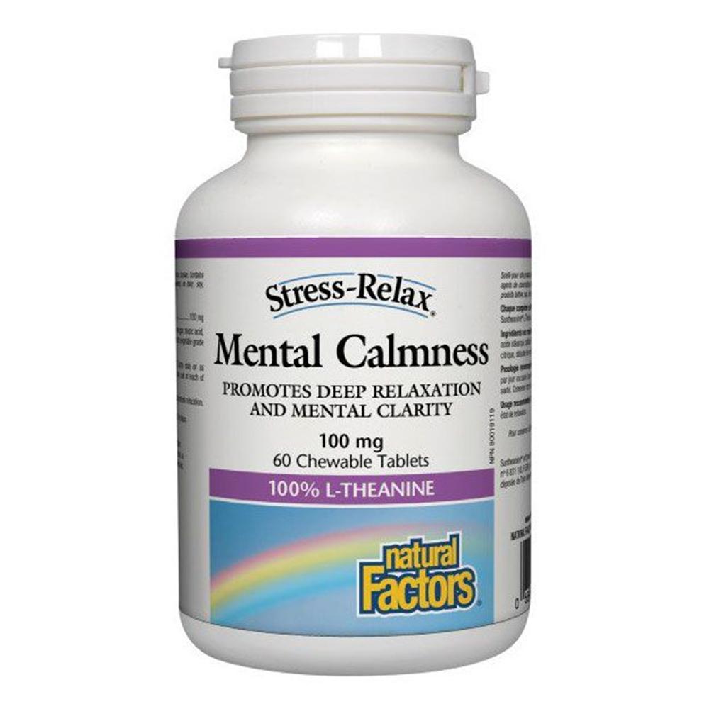 Natural Factors Mental Calmness - 100% L-Theanine