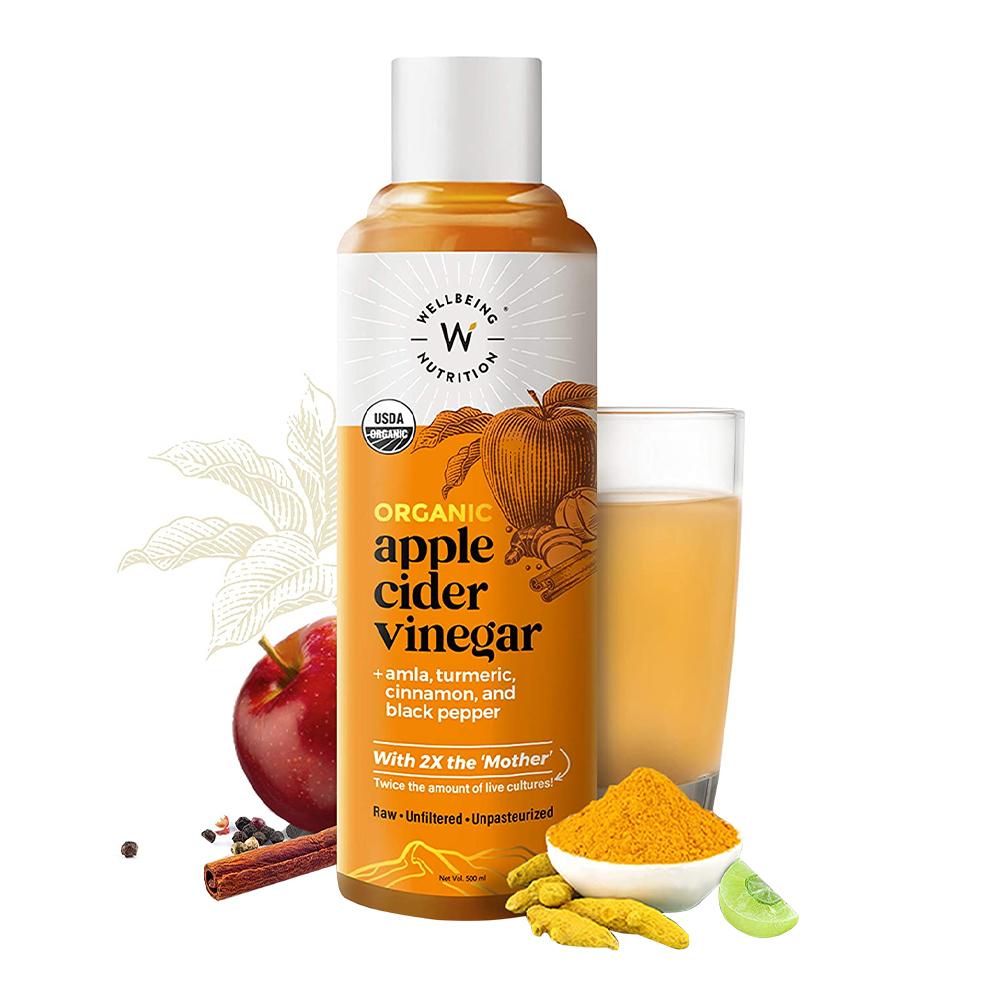 Wellbeing Nutrition - Organic Apple Cider Vinegar for Blood Sugar Control