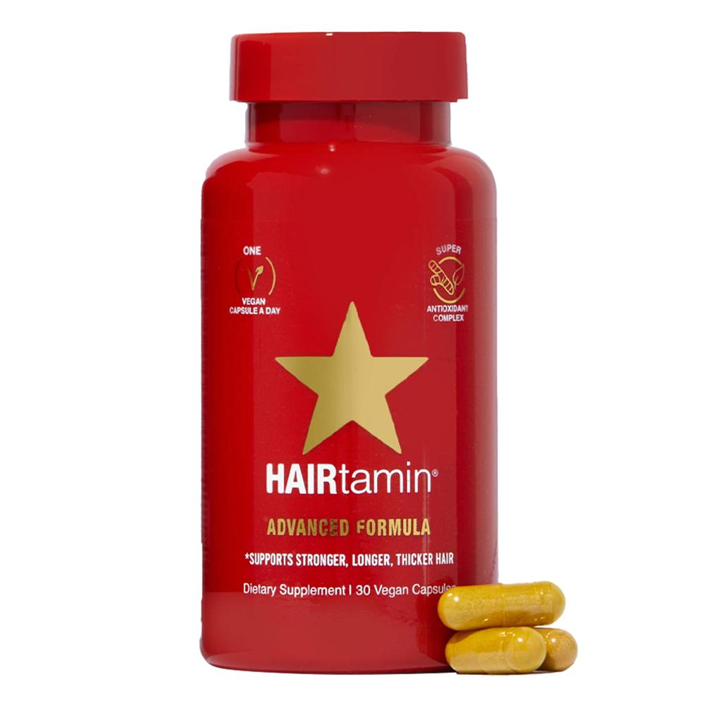 HAIRtamin Advanced Formula Hair Vitamins for Women & Men, Vegan 5000 Mcg Biotin Capsules Vitamin Supplement, Hair Skin and Nail Capsule Supplement, 30 Count