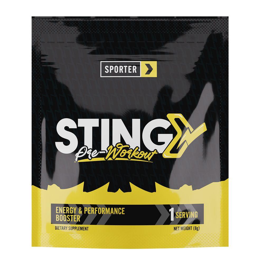 Sporter - Sting Pre-Workout - Fruit Punch - one Serving
