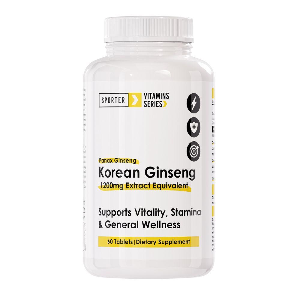 Sporter - Korean Ginseng 1200mg - 60 Tablets