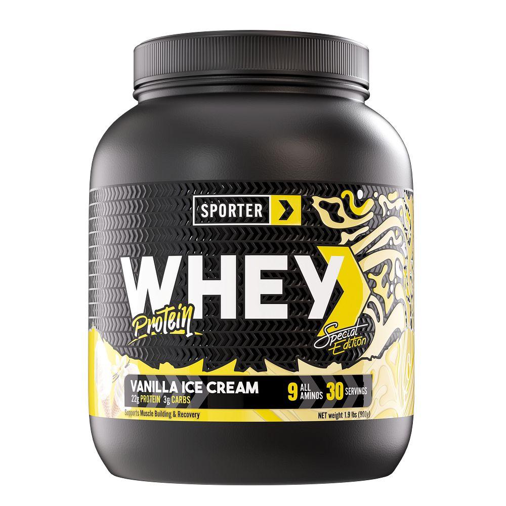 Sporter - Whey Protein Powder - Special Edition - Vanilla Ice Cream - 2 lbs.