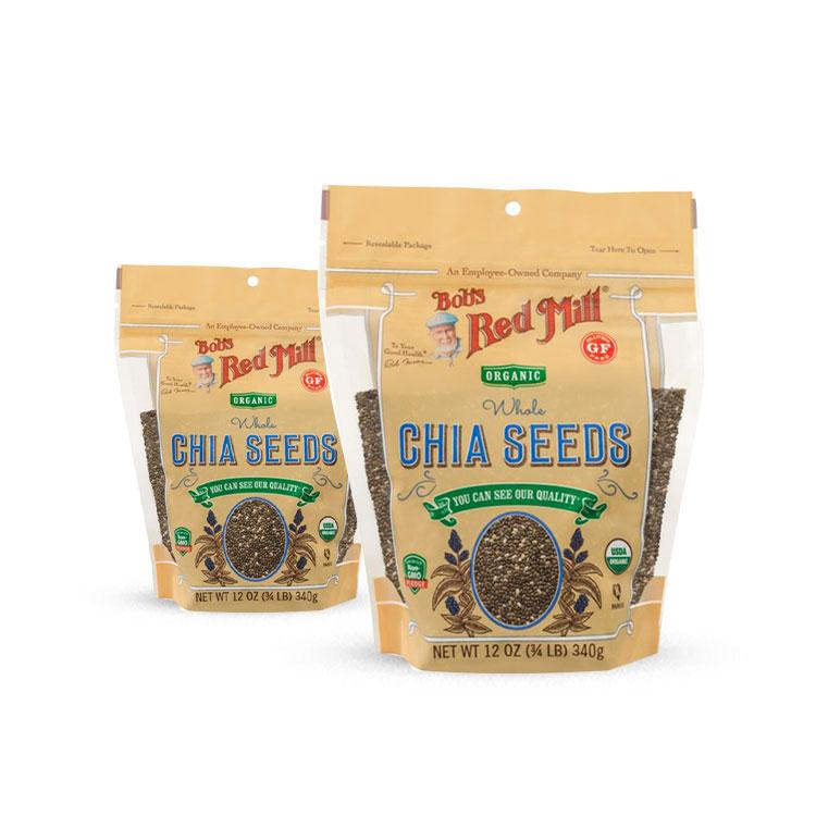 Bobs Red Mill Gluten Free Organic Chia Seeds - Box of 2