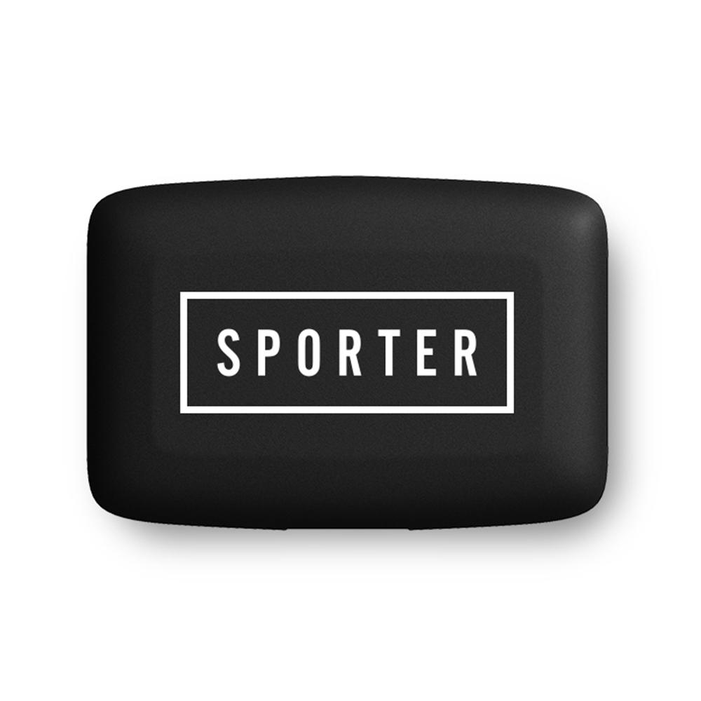 Sporter - Pill Container - Black