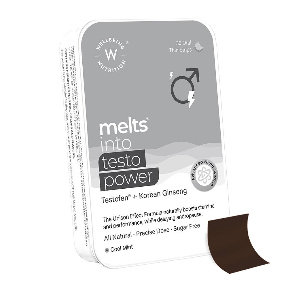Wellbeing Nutrition - Melts Testo Power to Boost Stamina