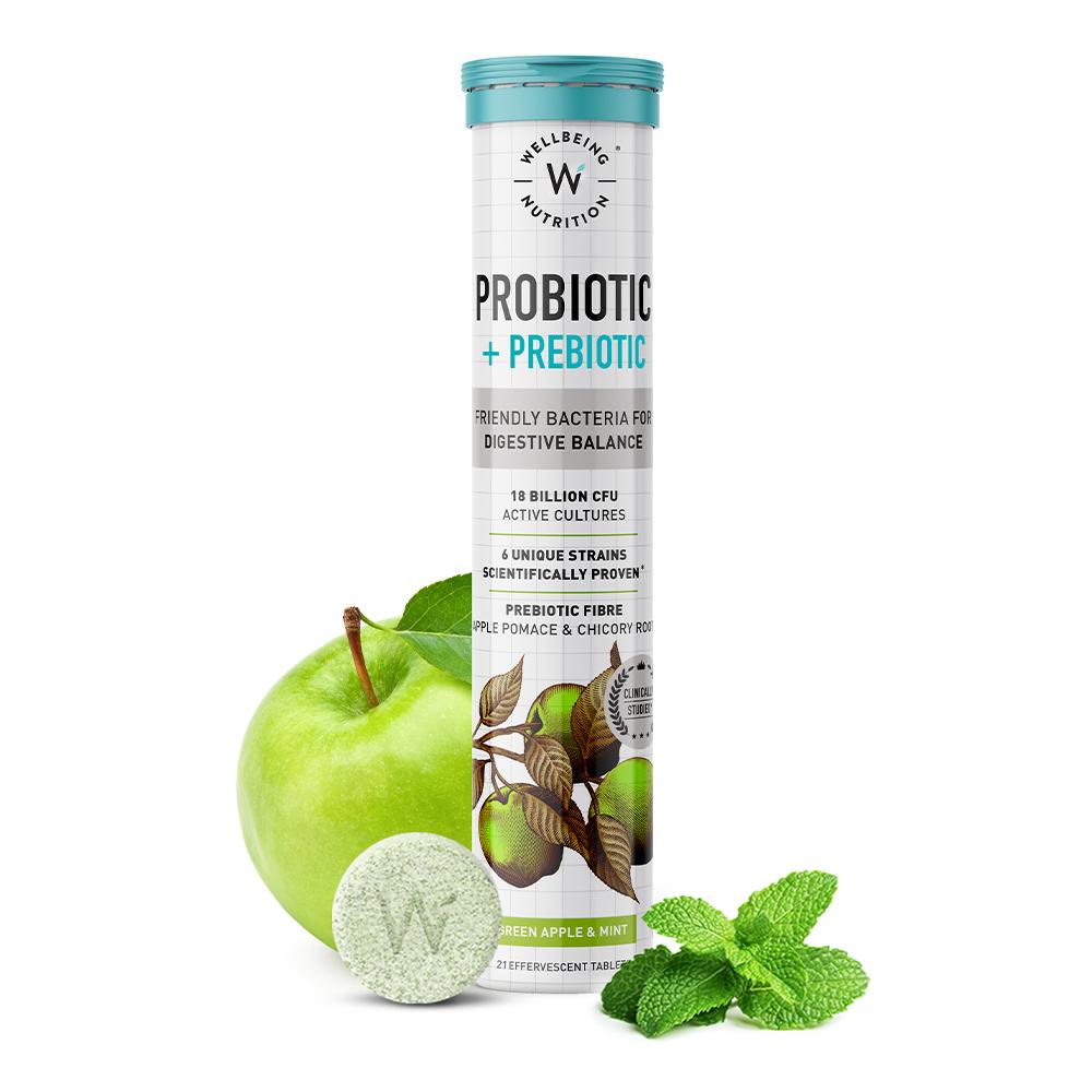 Wellbeing Nutrition - Probiotic + Prebiotic for Bloating & Indigestion