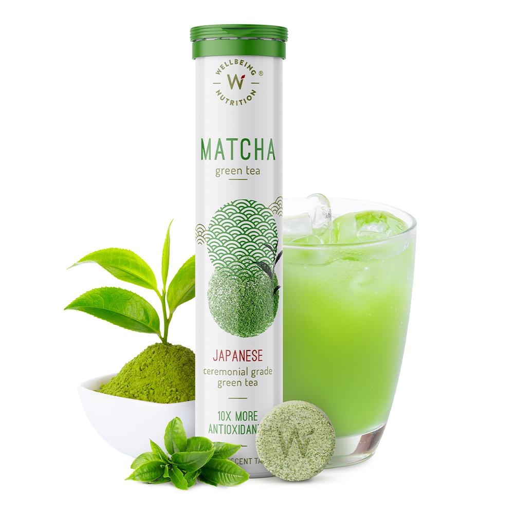 Wellbeing Nutrition - Japanese Ceremonial Matcha Green Tea for Detox and Energy