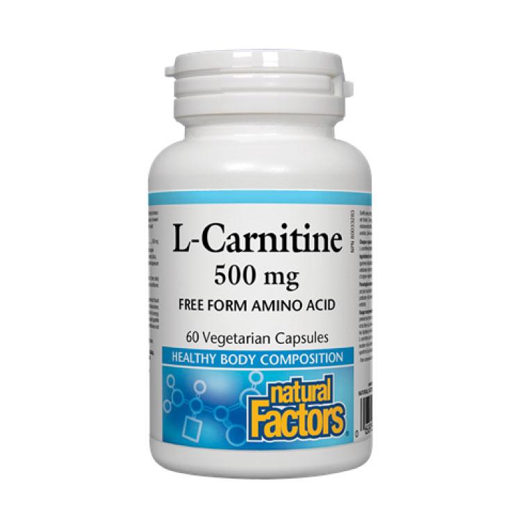 Natural Factors L-Carnitine 500 mg