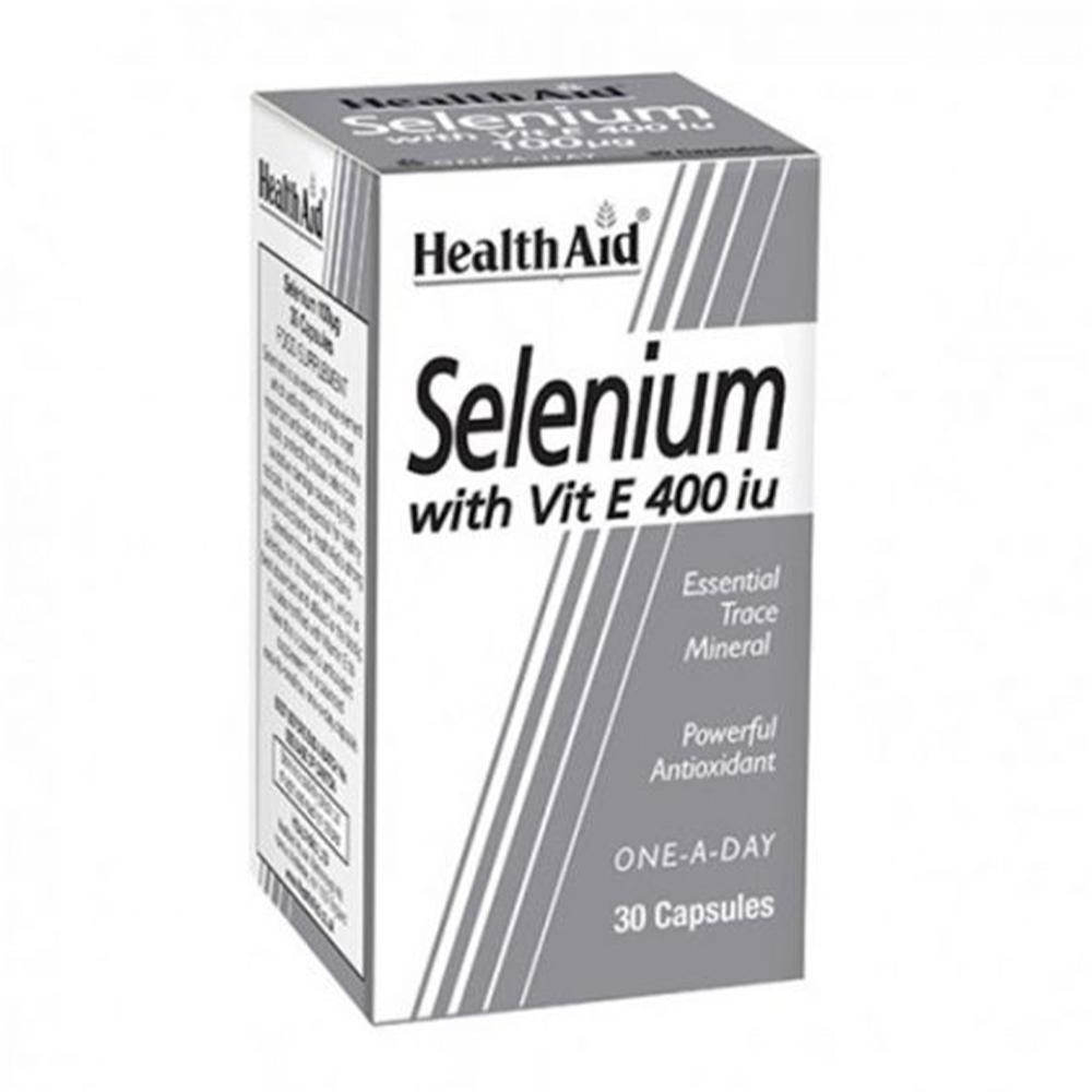 هيلث إيد - سيلينيوم + فيتامين ي 400 وحدة دولية