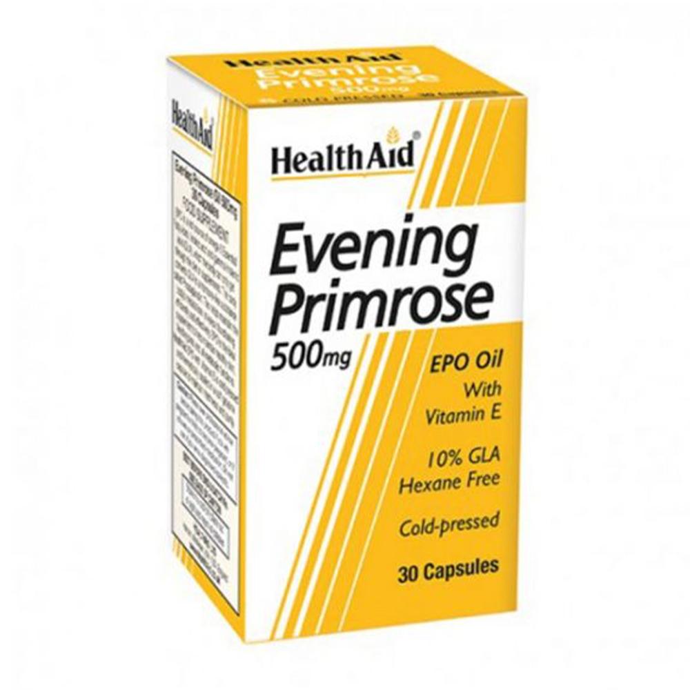 Health Aid - Evening Primrose 500 mg With Vit. E