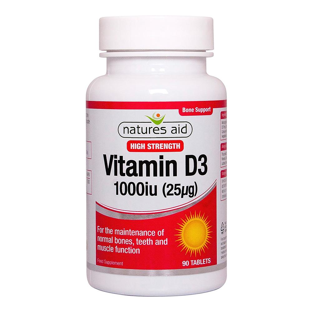 Natures Aid - Vitamin D3 1000iu