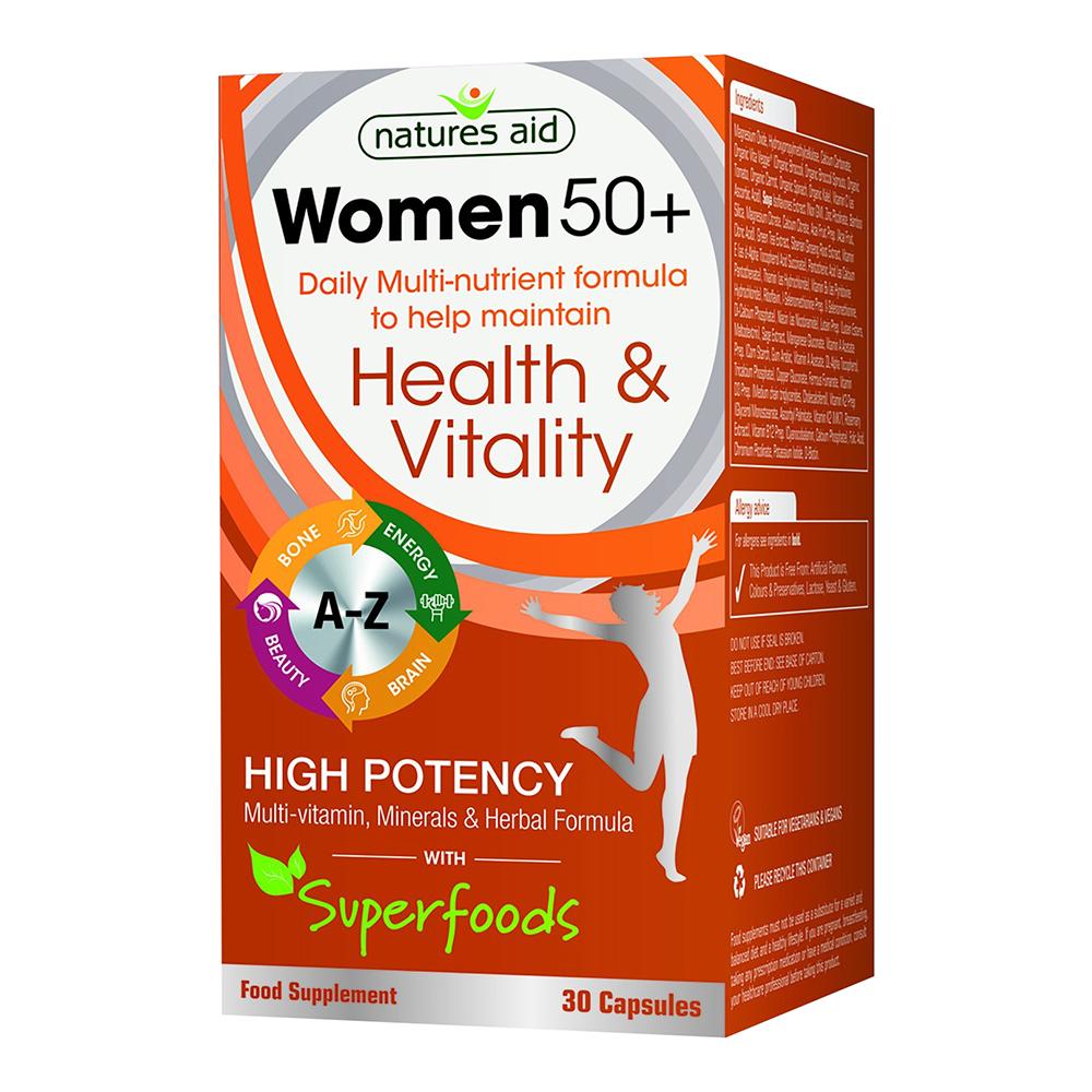 Natures Aid - Women 50+ Health & Vitality 