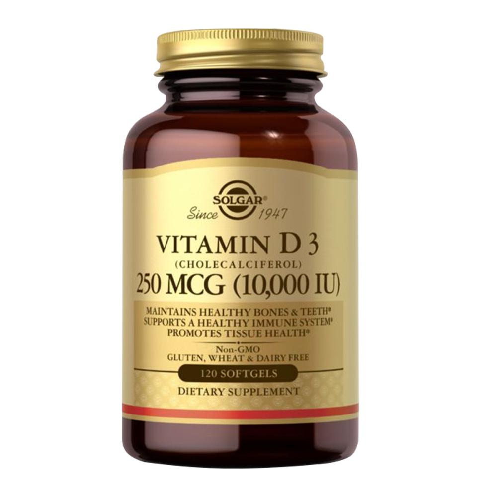 Solgar - Vitamin D3 (Cholecalciferol) 250mcg (10,000 IU)