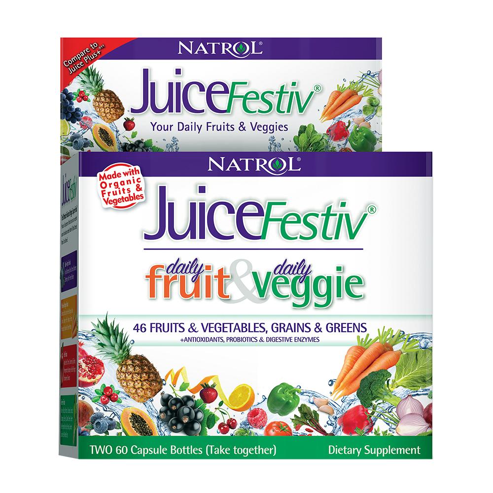 Natrol JuiceFestiv Daily Fruit & Daily Veggie