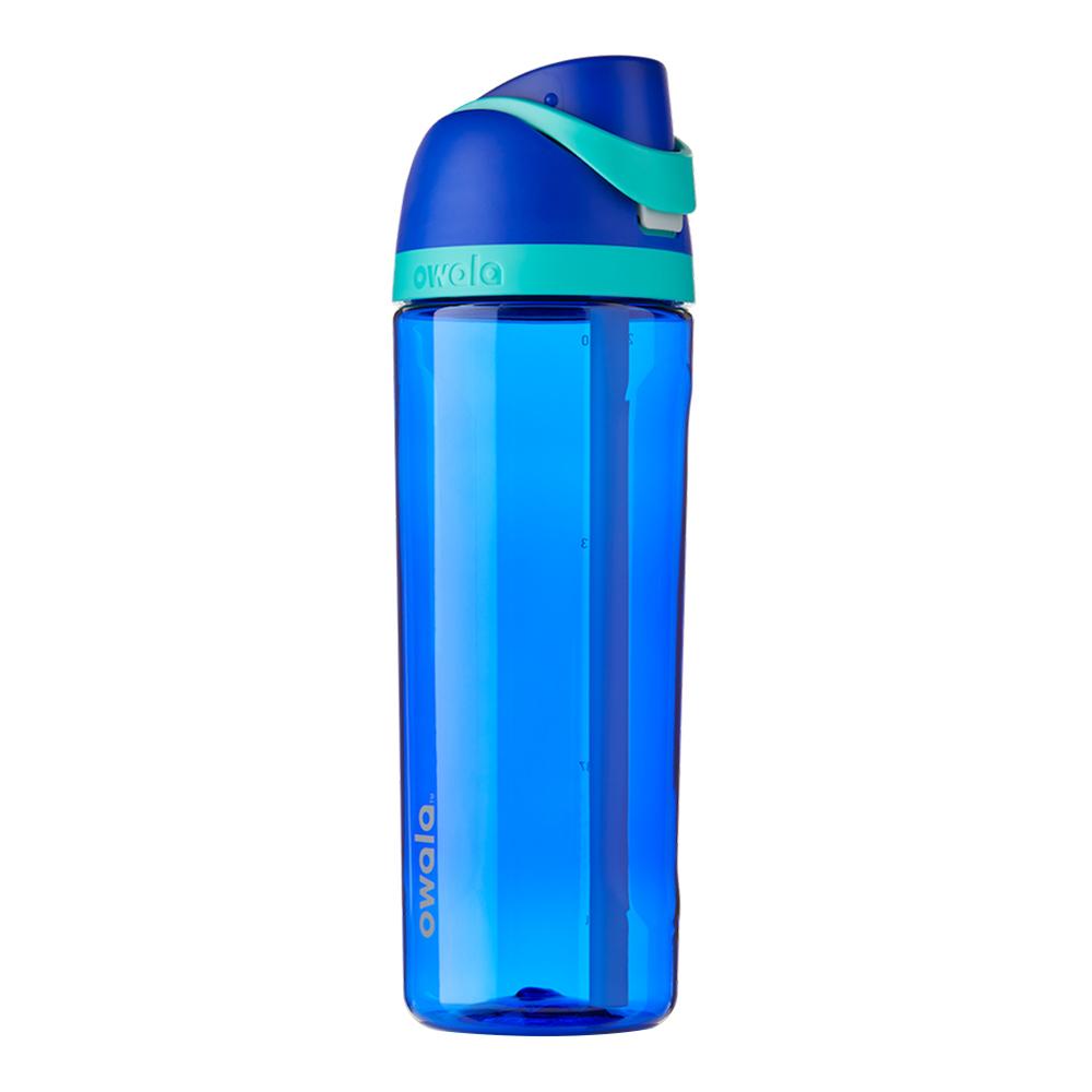 أوالا - مطرة ماء تريتان مع مصاصة قابلة للطي - أزرق