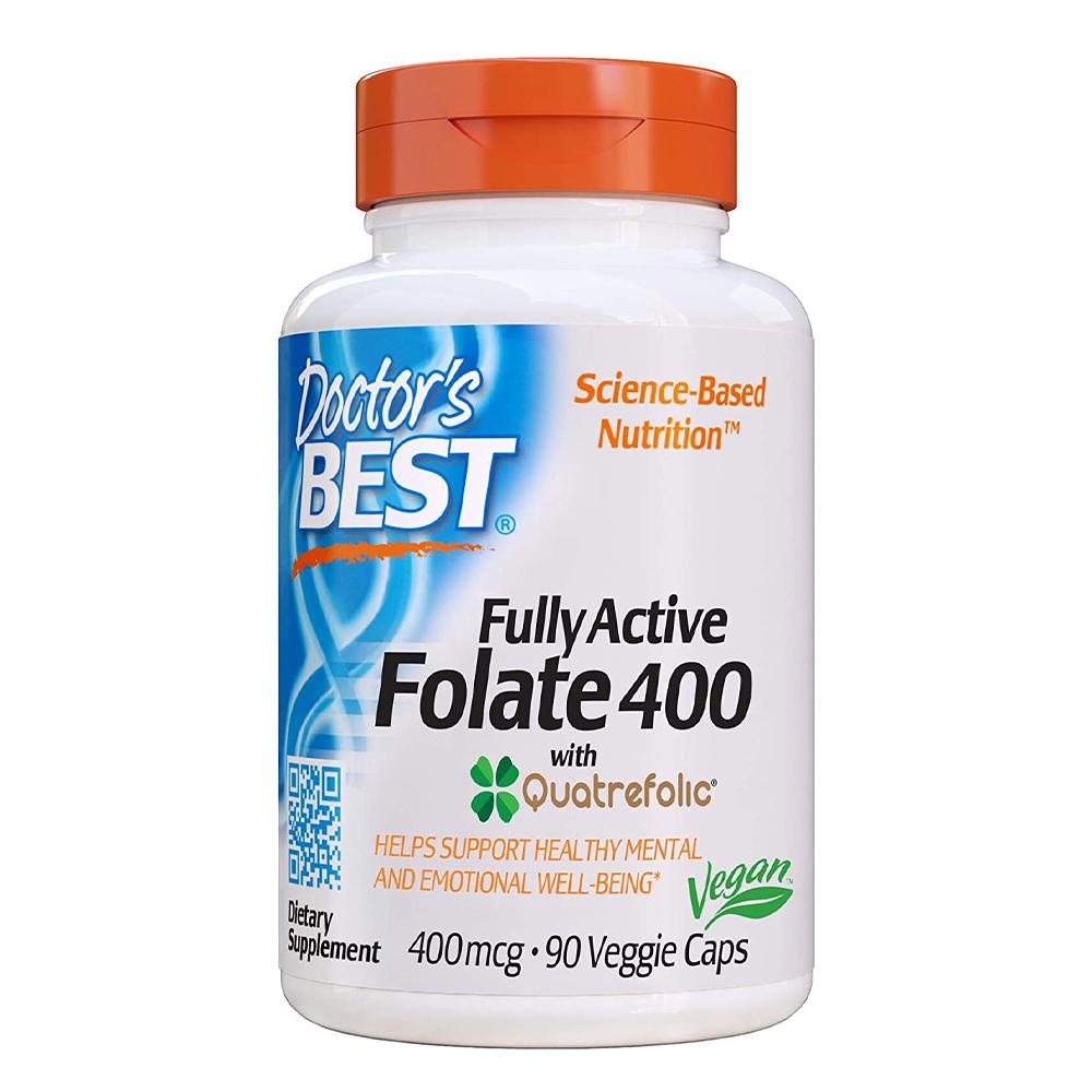 Doctors Best - Fully Active Folate With Quatrefolic 400mcg