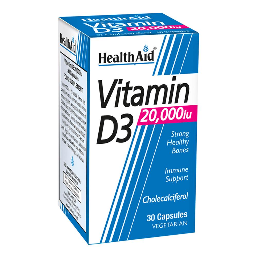 Health Aid - Vitamin D3 20000iu