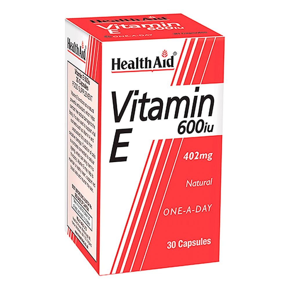 Health Aid - Vitamin E 600iu Natural