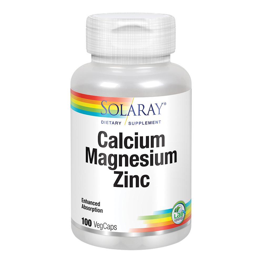 Solaray - Calcium Magnesium Zinc 