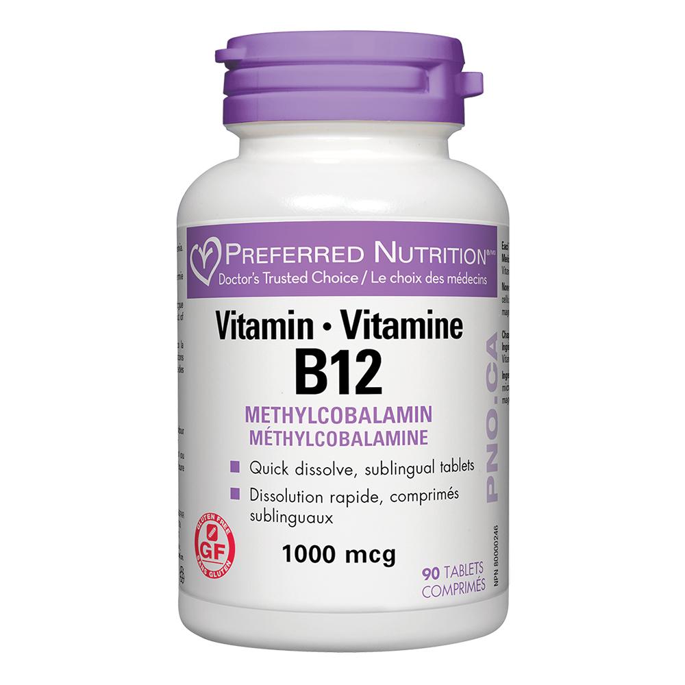 Preferred Nutrition - Vitamin B12 1000 mcg