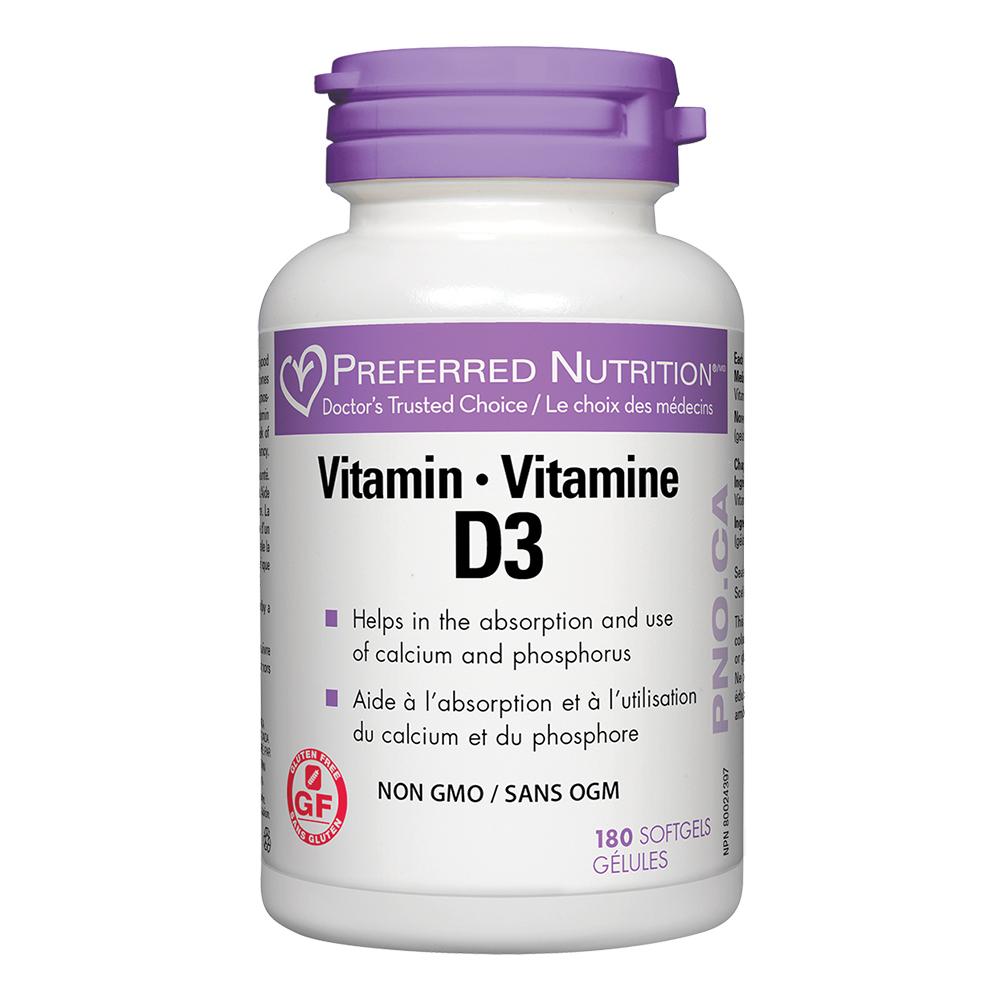 Preferred Nutrition - Vitamin D3 1000 IU